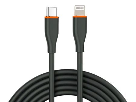 Kik_20W PD Fast Charge 6FT USB-C to Lightning Cable Durable Tangle-Free Heavy-Duty Flexible USB Type-C to 8-Pin Lightning Cord in Resealable Bag for Universal iPhone and iPad Devices (Black) For Cheap