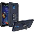 LG Stylo 5 Hybrid Case Ring Kickstand HYB08R Blue Hot on Sale