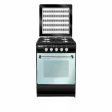 Unionaire Gas Cooker, 4 Burners, 55 cm, Black - CF55EB-AP-426-ECO-2W Online