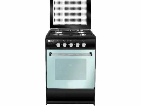 Unionaire Gas Cooker, 4 Burners, 55 cm, Black - CF55EB-AP-426-ECO-2W Online