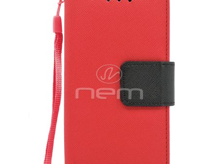 Samsung S7 Active G891 Folio Wallet Case WCFC09 Red For Sale