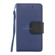 Samsung Galaxy J5 Folio Wallet Case WCFC09 Blue Black on Sale