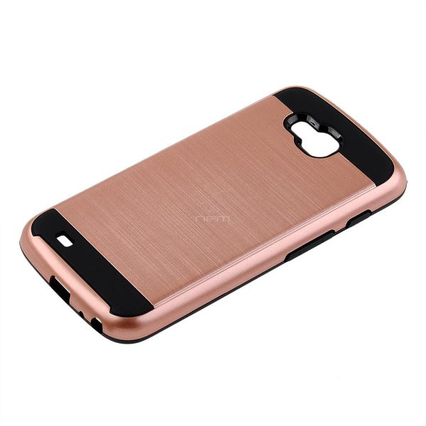 LG LV9 LG X Venture Brushed Hybrid Armor Case HYB32 Rose Gol Discount