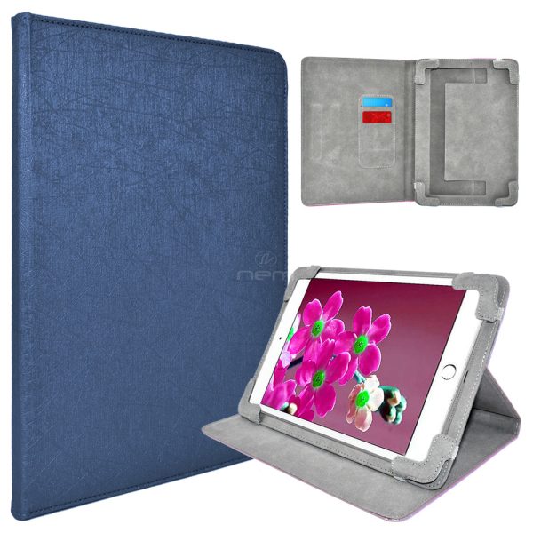 Universal 7 inch Tablet Blue Wallet Case Discount