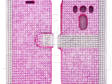 LG V10 Diamond Wallet Case DWC02 Pink Cheap