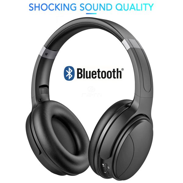 Bluetooth Wireless Noise Cancelling Headphone Q8 Black Cheap