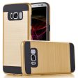 Samsung Galaxy S8 Plus Brushed Hybrid Armor Case HYB32 Gold Supply