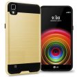 LG X Power K210 Brushed Hybrid Armor Case HYB32 Gold Online