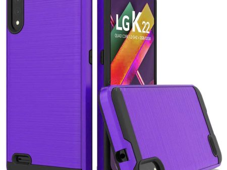 LG K22 K22 Plus K32 5G (2021) Brushed Case HYB32 Purple Online