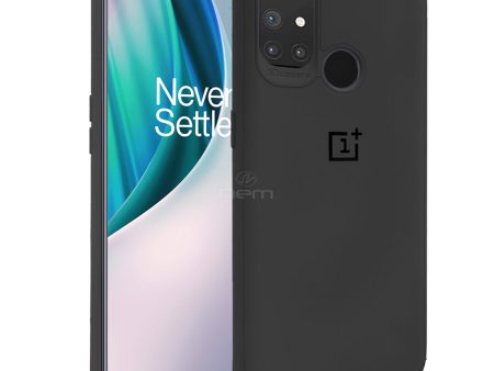 One Plus Nord N10 Liquid Silicone TPU17 Case Black Online now