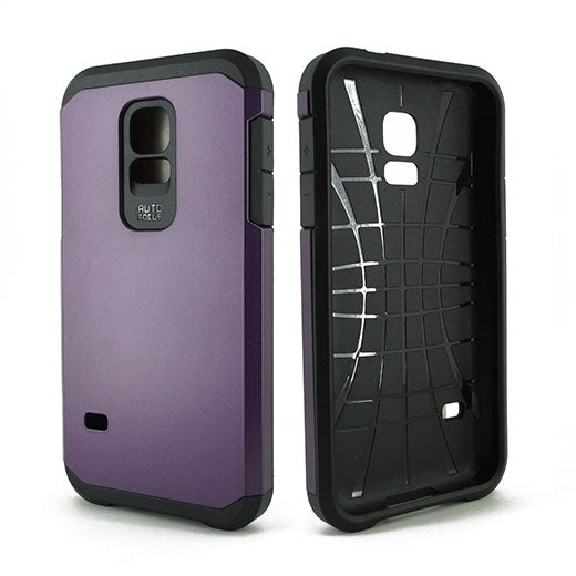 Samsung Galaxy S5 Mini Hyb16 Case Purple Black tpu Discount