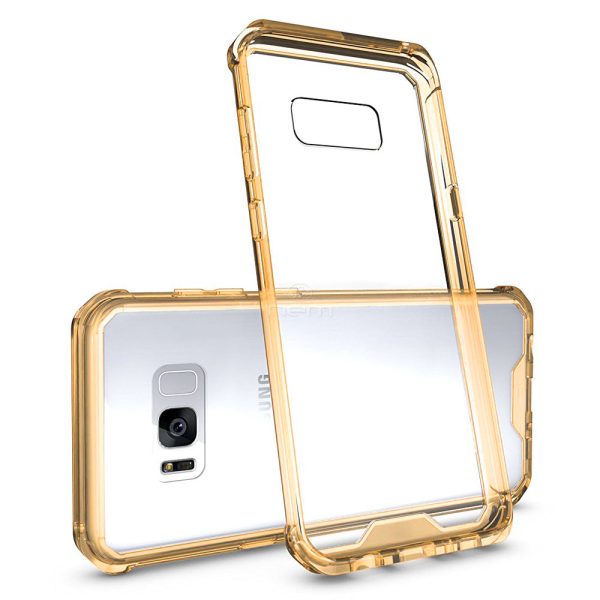 Samsung Galaxy S8 Plus Transparent Bumper Case TPC05 Gold Discount