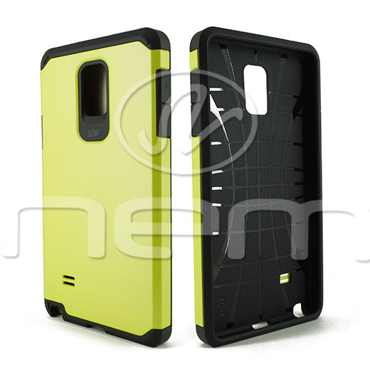 Samsung Galaxy Note 4 Hyb16 Case Yellow Black tpu Fashion