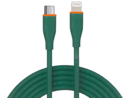 Kik_20W PD Fast Charge 6FT USB-C to Lightning Cable Durable Tangle-Free Heavy-Duty Flexible USB Type-C to 8-Pin Lightning Cord in Resealable Bag for Universal iPhone and iPad Devices (Green) For Cheap