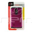 Samsung Galaxy Note 4 Hyb16 Case Hot Pink Black tpu Online now