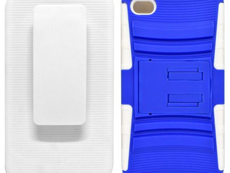 Apple iPhone 4 Holster Combo CB2C Blue White For Discount