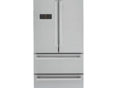 Beko Digital Refrigerator With Water Dispenser, No Frost, 539 Liters, 4 Doors, Silver - GNE60500X Online now