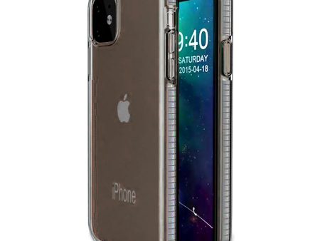 iPhone 11 Pro Two Tone Clear Case TPC12 White Online Sale