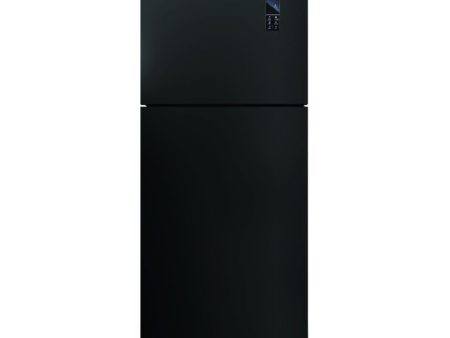 Fresh Refrigerator 397 Liters Glass Harmony - Black  FNT-MR470 YGَQBM Fashion