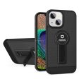 iPhone 14 Plus 6.7  Magnetic Kickstand Case HYB77 Black For Sale