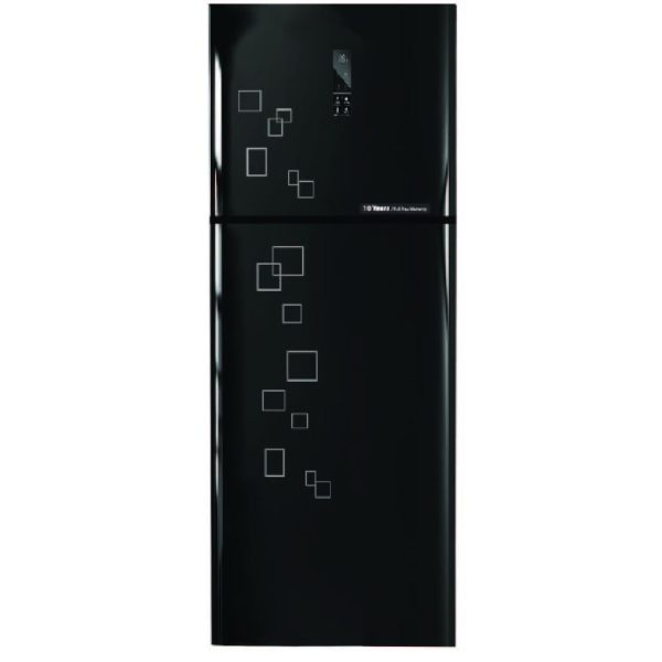 Fresh Refrigerator 397 Liters Glass - Black  FNT-MR470 YGB Online Hot Sale