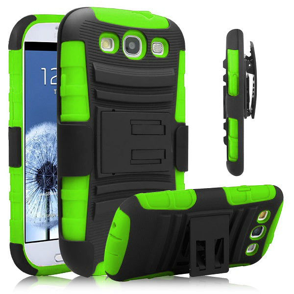 Samsung S3 I9300 Holster Combo CB2C Black Green For Discount