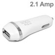 Samsung Galaxy S5 2n1 Car Charger w. Data Cable White on Sale