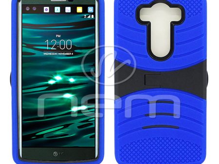 LG V10 Hybrid Case08 with stand Blue Black For Sale