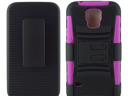 Samsung Galaxy S5 Clip Black Purple with Black Holster Combo2 Online now