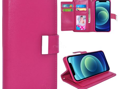 iPhone 13 6.1 Dual Flap Wallet Case WCFC13 Pink Sale