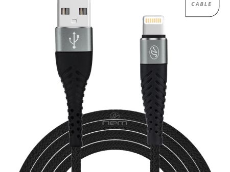 iPhone 5.0A 5ft. Lightning Cable Break-Proof Port DC15 Black on Sale