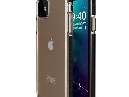 iPhone 11 Pro Two Tone Clear Case TPC12 Black For Cheap