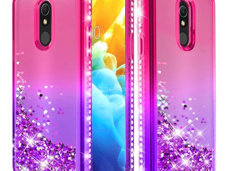 LG Stylo 5 Glitter Diamond TPU Case TPL05 Pink Purple Sale