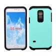 Samsung Galaxy S5 Mini Hyb16 Case Light Blue Black tpu Sale