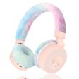 Kik_Fluffy Over-Ear Bluetooth Headphones with LED Paw Design - Comfortable Skin-Friendly Wear MSL807 for Universal Cell Phone And Bluetooth Device (Pink) Fashion