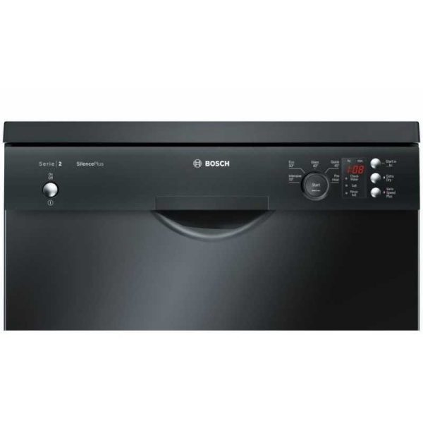 Bosch Digital Dishwasher, 12 Place Settings, 6 Programs, Black - SMS25AB00G For Discount