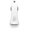 Samsung Galaxy S5 2n1 Car Charger w. Data Cable White on Sale