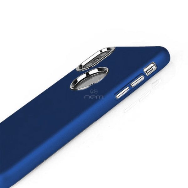 iPhone X   XS  Electroplated Metallic Soft Case HYB41 Blue Online