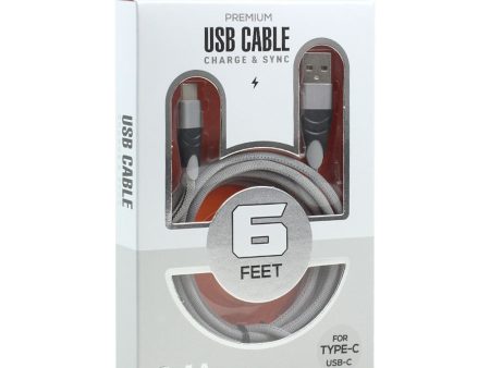 Kik_Micro V8V9 2.4A Braided Cloth Strong Durable Charge and Sync USB Cable 6FT (Silver) Discount