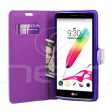 LG G Stylo LS770 Diamond Wallet Case DWC02 Purple Hot on Sale