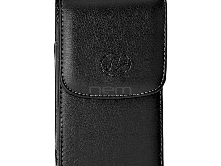 Apple iPhone 5 Large Vertical Leather Pouch PV078 Black For Discount