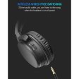 Bluetooth Wireless Noise Cancelling Headphone Q8 Black Cheap