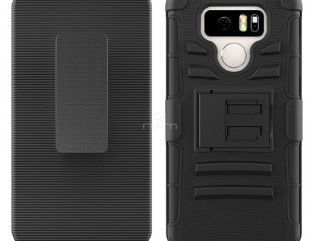 LG G6 Holster Combo CB5C Black Black Fashion