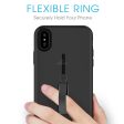 iPhone X   XS Hybrid Case HYB43 w. Loop Kickstand Black Online Sale