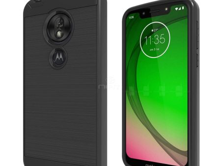 Motorola Moto G7 Play XT1952 Brushed Hybrid Case HYB32 Black Sale