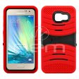 Samsung Galaxy A3 Hybrid Case 08 With Stand Red Black Online now