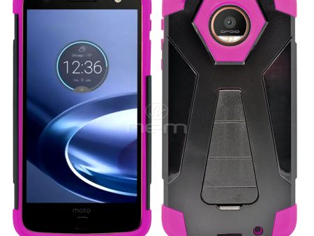 Motorola Z Droid Edition Hybrid 18 w.Stand Blank Pink Sale