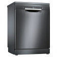 Bosch Series 4 dishwasher 60 cm - 13 persons - Half load - 6 Programs - Black - SMS46NB01V For Discount