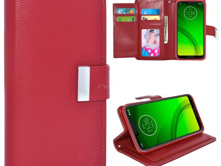 Motorola G7 Play XT1952 Double Flap Pocket WCFC13 Red For Sale