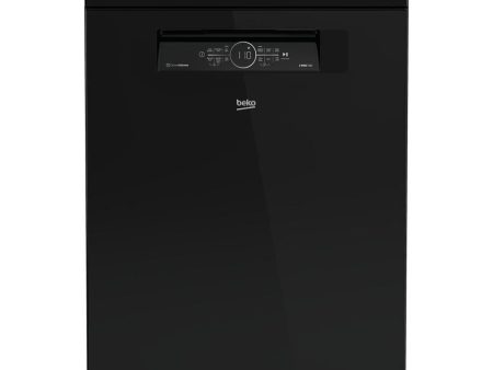 Beko bPRO 500 Digital Dishwasher, 15 Place Settings, 6 Programs, Black - BDFN36531GB Online Hot Sale